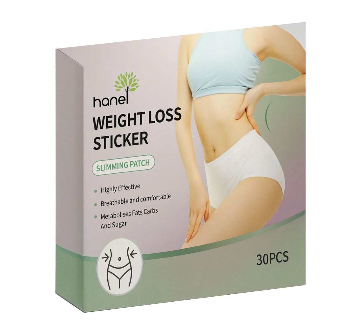 Пластыри для похудения Hanei Weight Loss Slimming Patch 30 шт (Цена по факту)